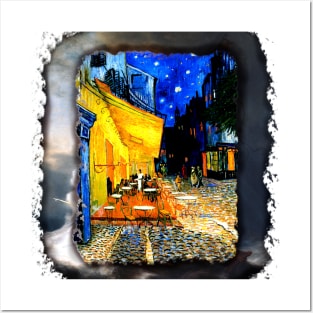 Cafe terrace place du forum arles by Vincent van Gogh Posters and Art